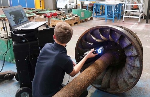 3D scanning process